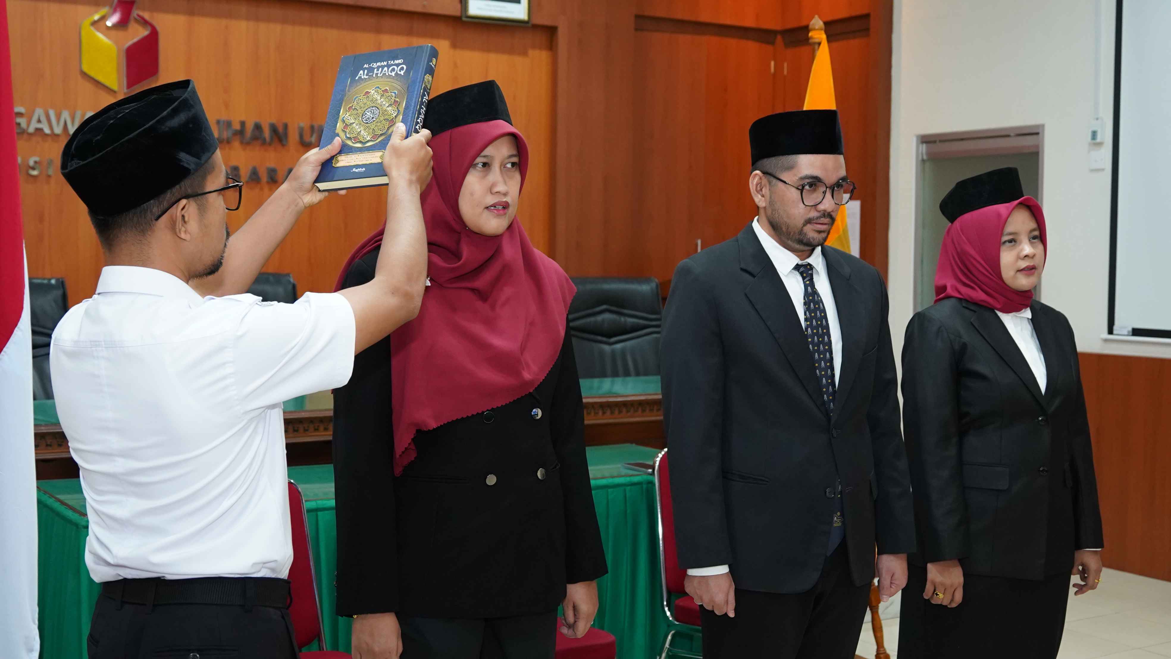 Pelantikan dan Pengambilan Sumpah/Janji Jabatan Fungsional di Lingkungan Badan Pengawas Pemilihan Umum, Rabu. 08/07/2026