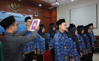 Pengambilan Sumpah/Janji CPNS Bawaslu, Selasa. 19/05/2026