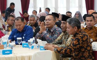 Ketua Badan Pengawas Pemilihan Umum Provinsi Sumatera Barat, Alni menghadiri kegiatan Launching Monitoring dan Evaluasi Keterbukaan Informasi Publik se-Sumatera Barat Tahun 2026, Kamis. 04/06/2026