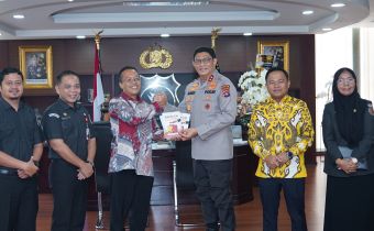Bawaslu Provinsi Sumatera Barat lakukan Audensi bersama Kapolda Sumatera Barat Irjen Pol. Djati Wiyoto Abadhy, S.I.K. Senin. 14/09/2026