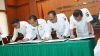 Proses penandatanganan Dokumen Indikator Kinerja Utama (IKU) Tahun 2026, Rabu. 12/08/2026